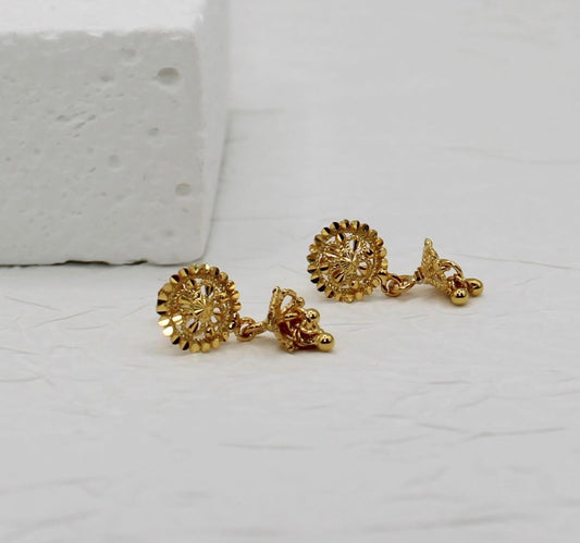 Sunlit Super-Mini Jhumkas