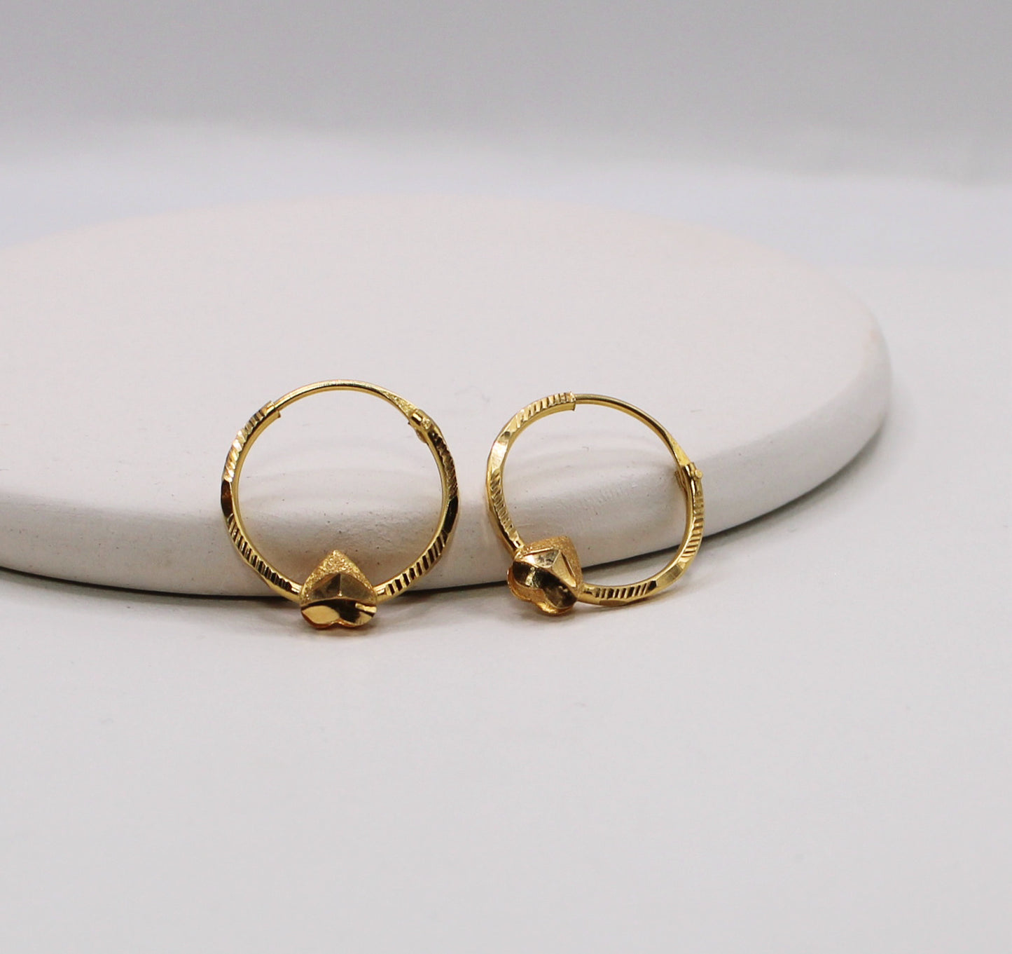 Upside-down Heart Hoops