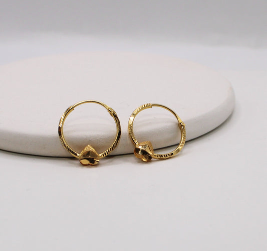 Upside-down Heart Hoops