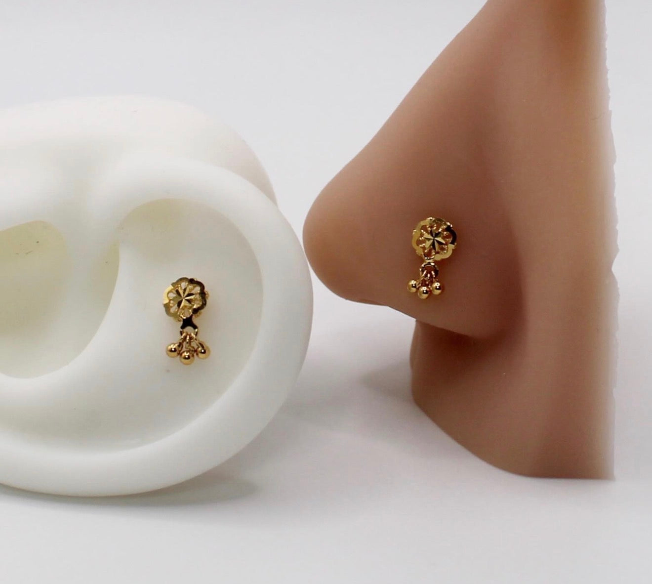 Tiny Dangly Studs