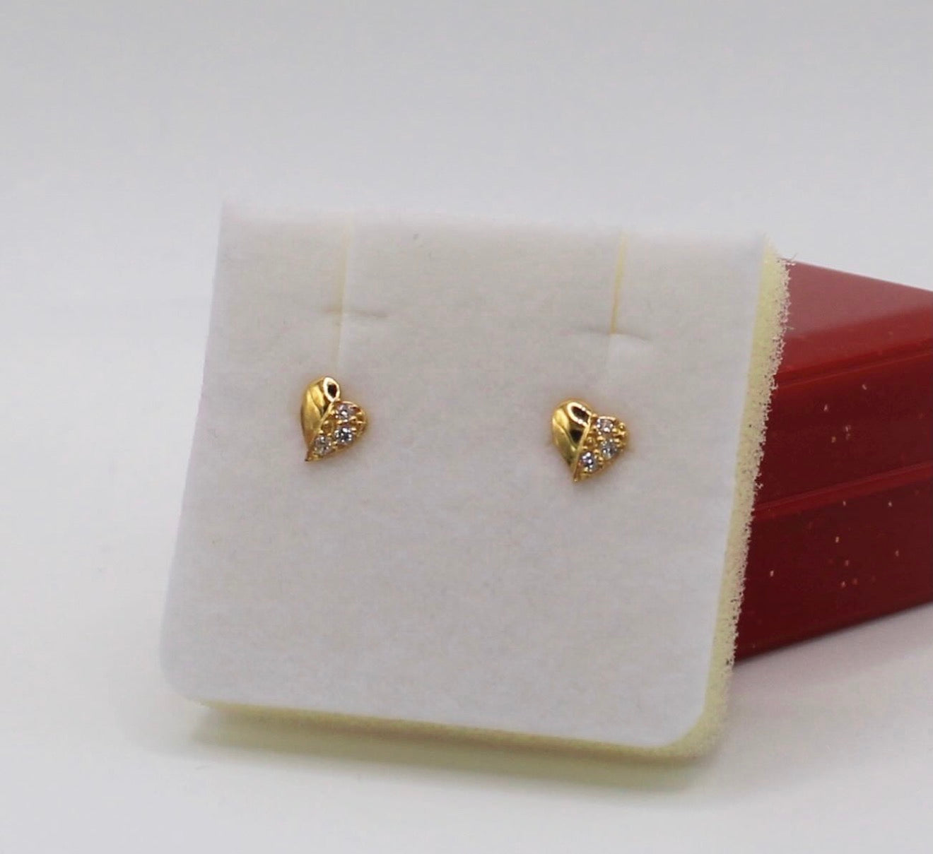 Celeste Heart Studs | 18carat