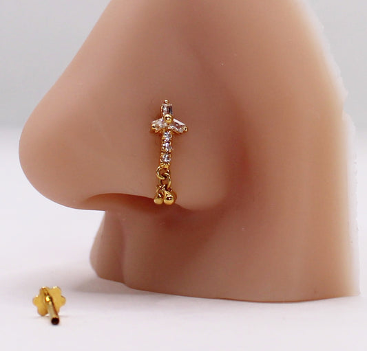 Detailed Cubic Zirconia Stud