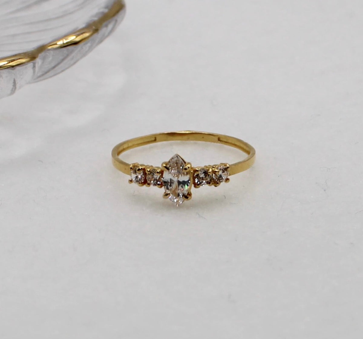 Sparkly Marquise Ring | Size N