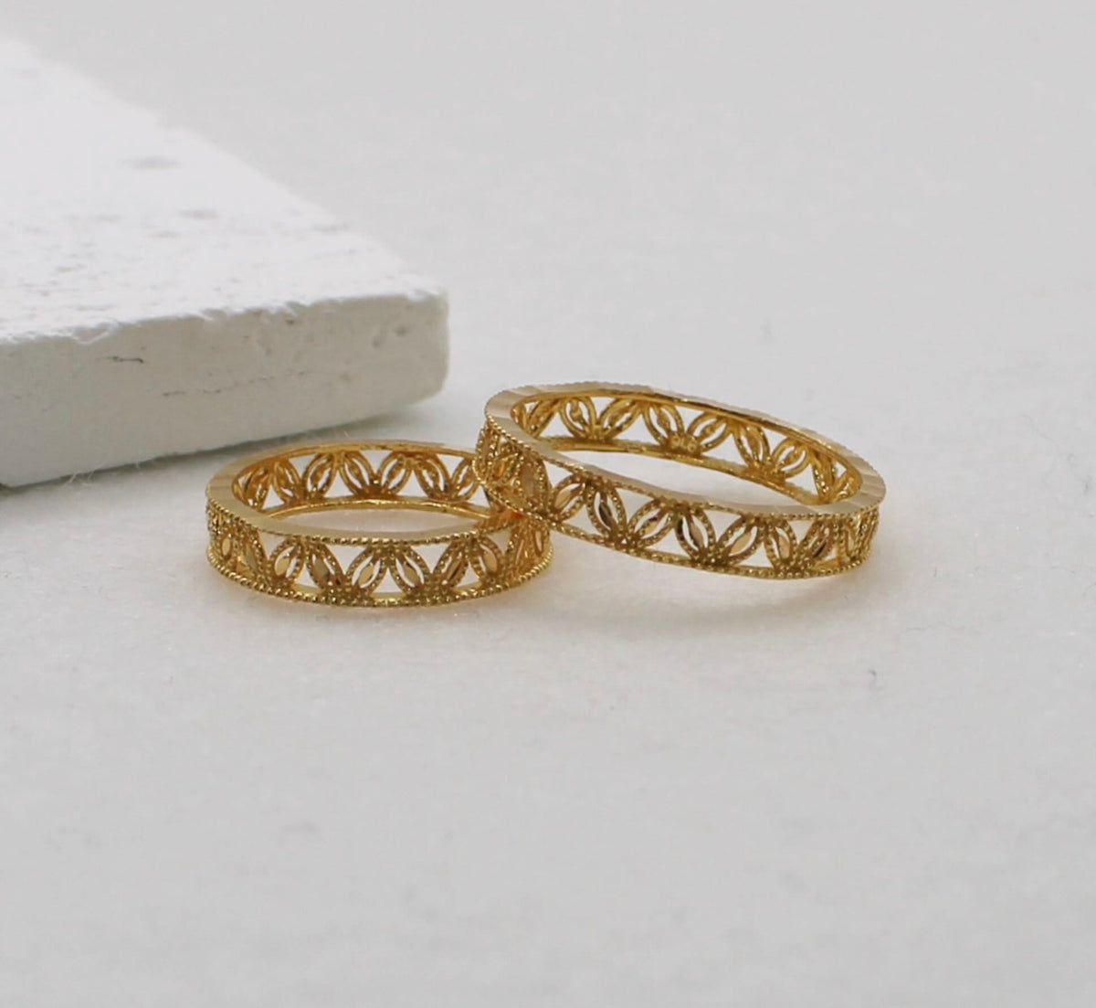 Leafy Filigree Ring | 22carat