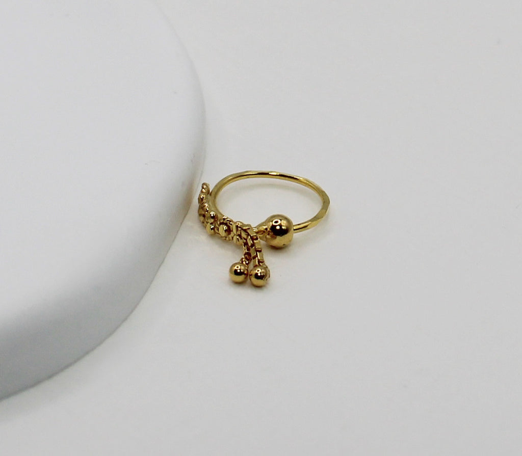 Detailed 2-Chain Hoop