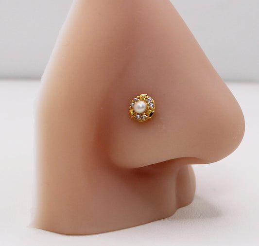 14carat Pearl Stud