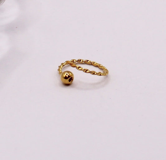 Twist Fine Hoop | 8mm