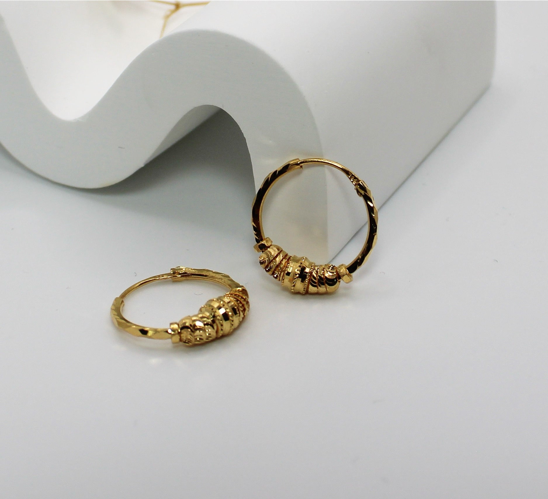 Statement 22carat Hoops