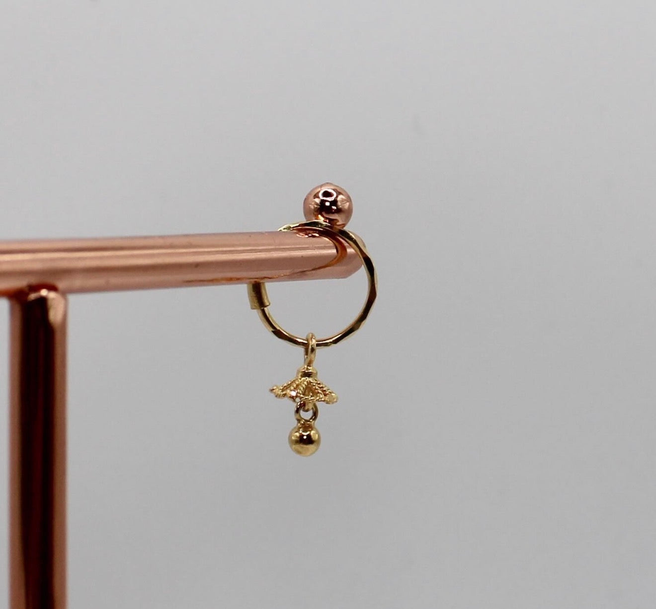 Micro-Jhumka Hoop | 9mm