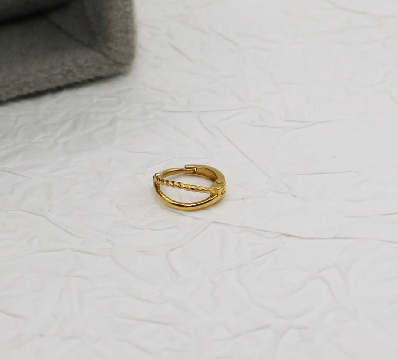 Twist Double Hoop | 7mm