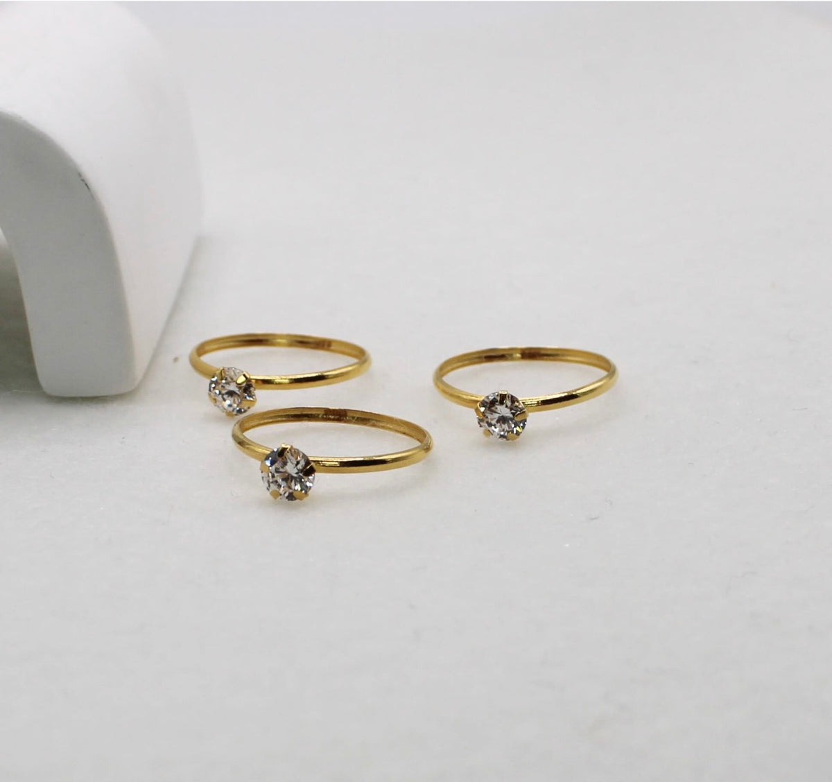 Super Lightweight Sparkly Ring | 22carat