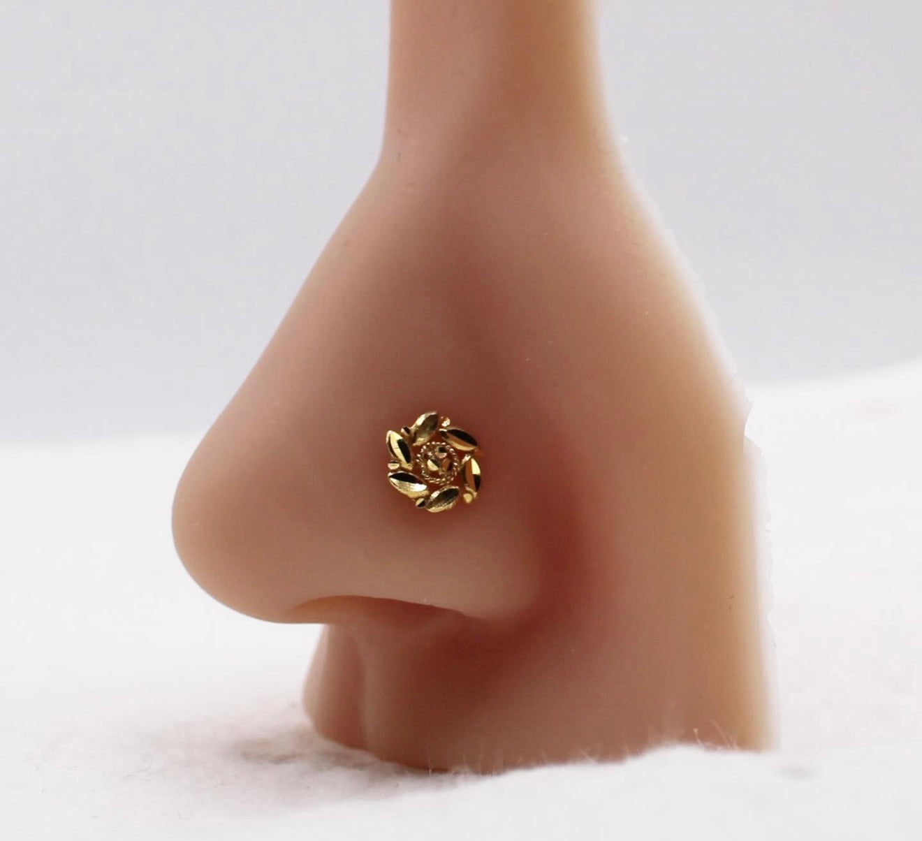 Sparkly Gold Stud