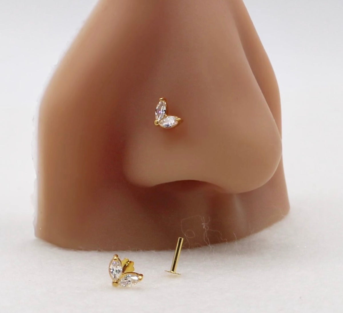 Marquise Tulip Stud | 18carat