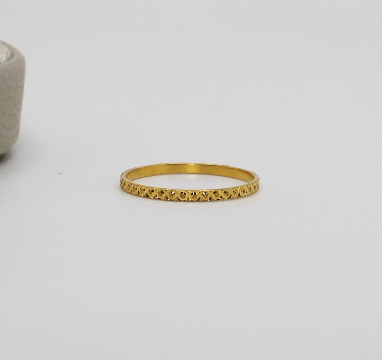 Starlit Texture Band Ring | 18carat