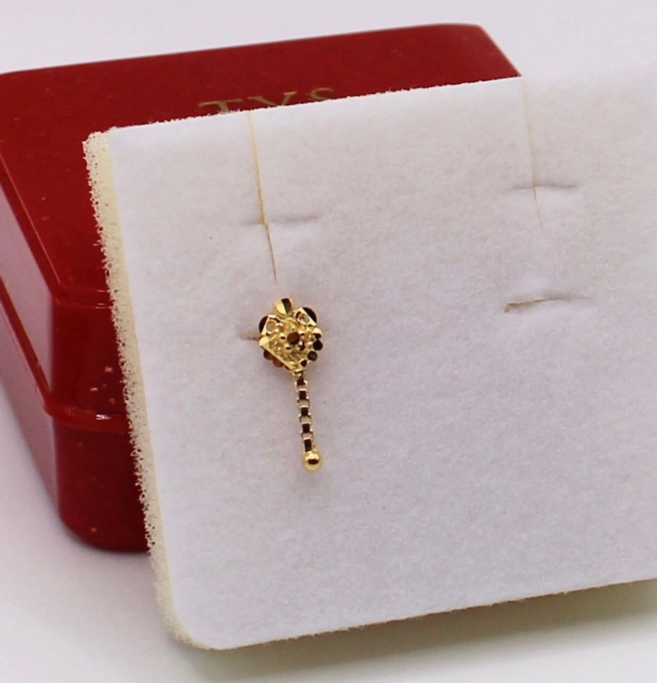 Dainty Chain Stud | 14carat