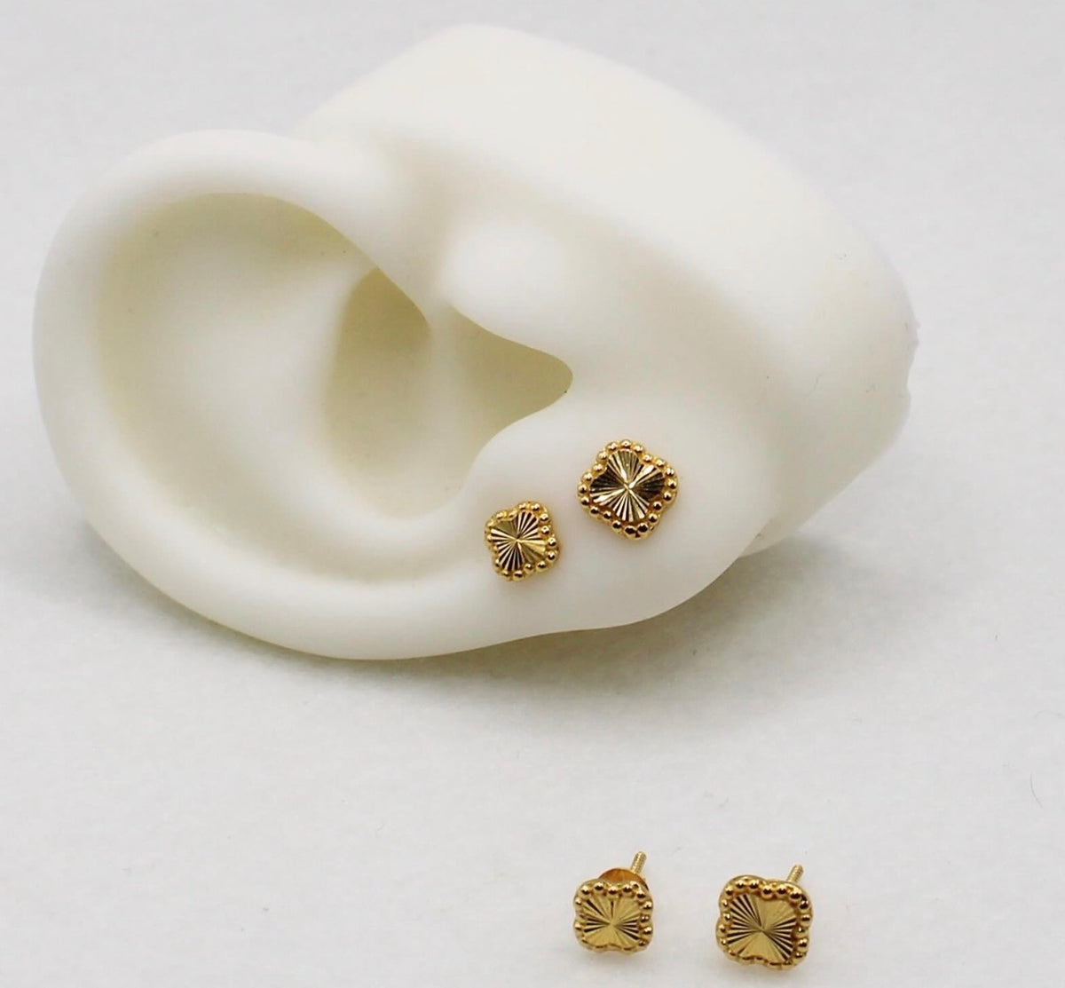 Mini Clover Studs | 18carat