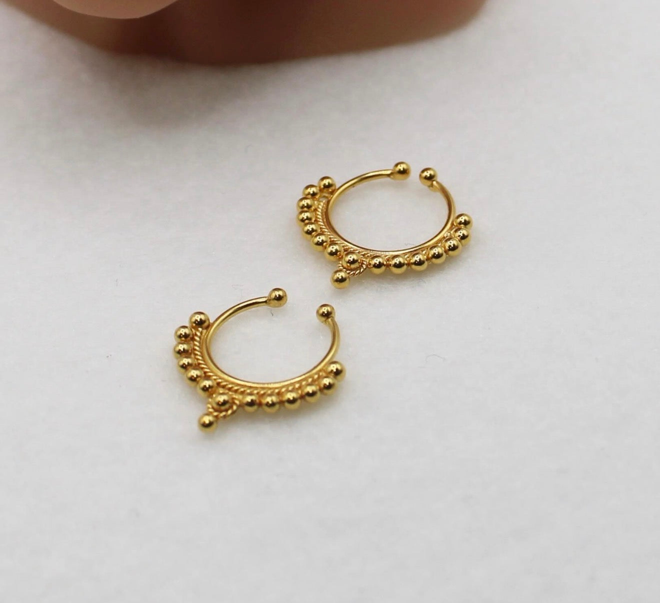 No pierce Septum Hoop | 18carat