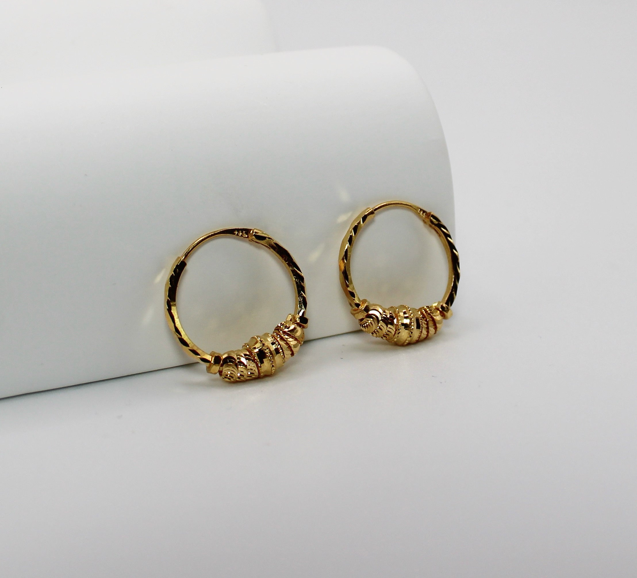 Statement 22carat Hoops