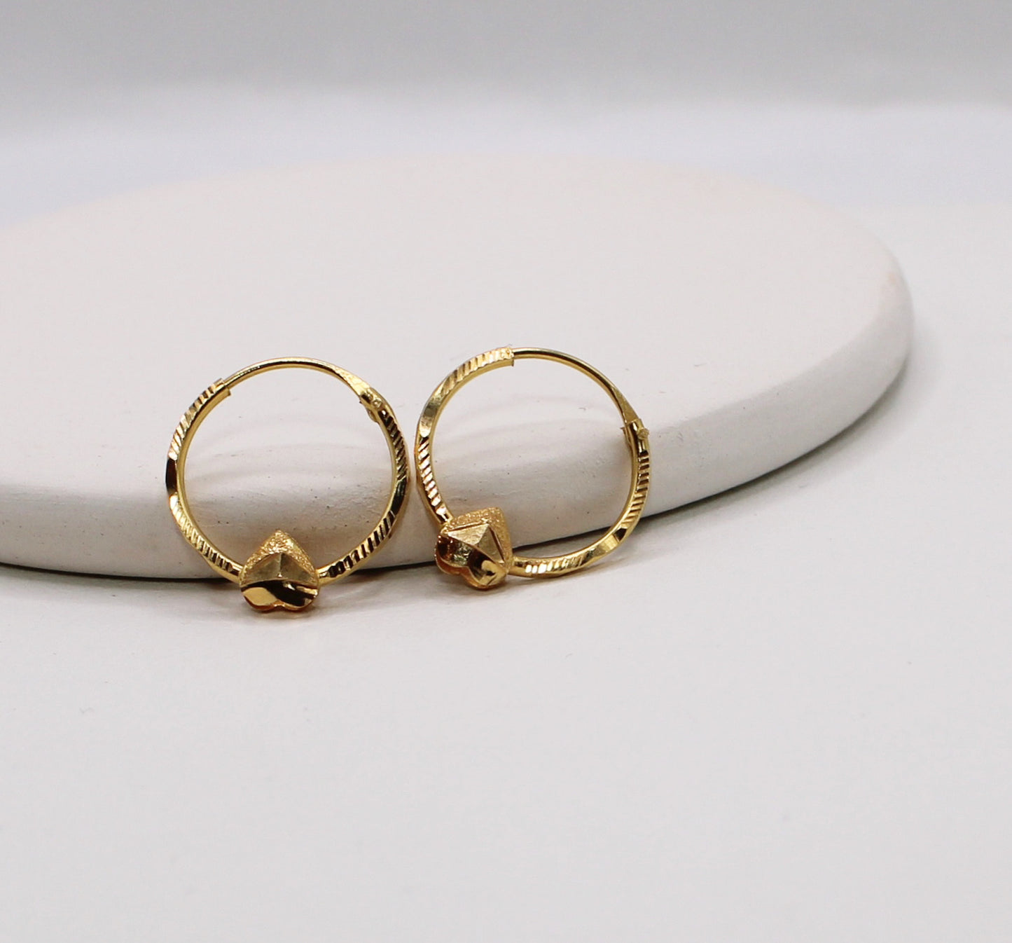 Upside-down Heart Hoops