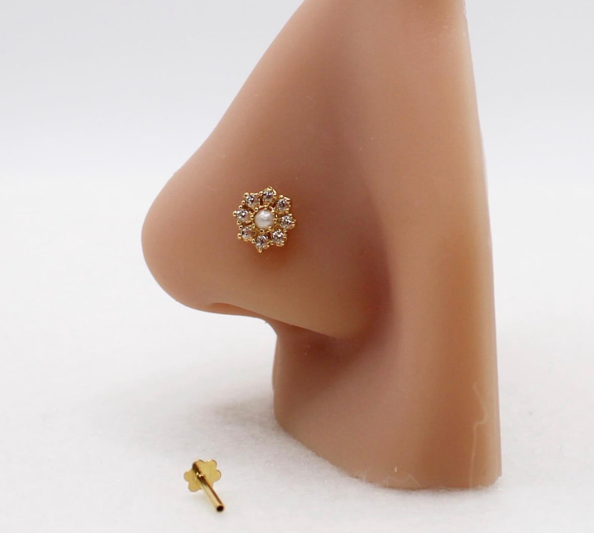 Pearl Flower Stud | 14carat