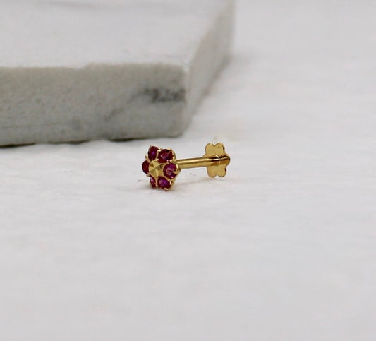 Deep Pink Stud