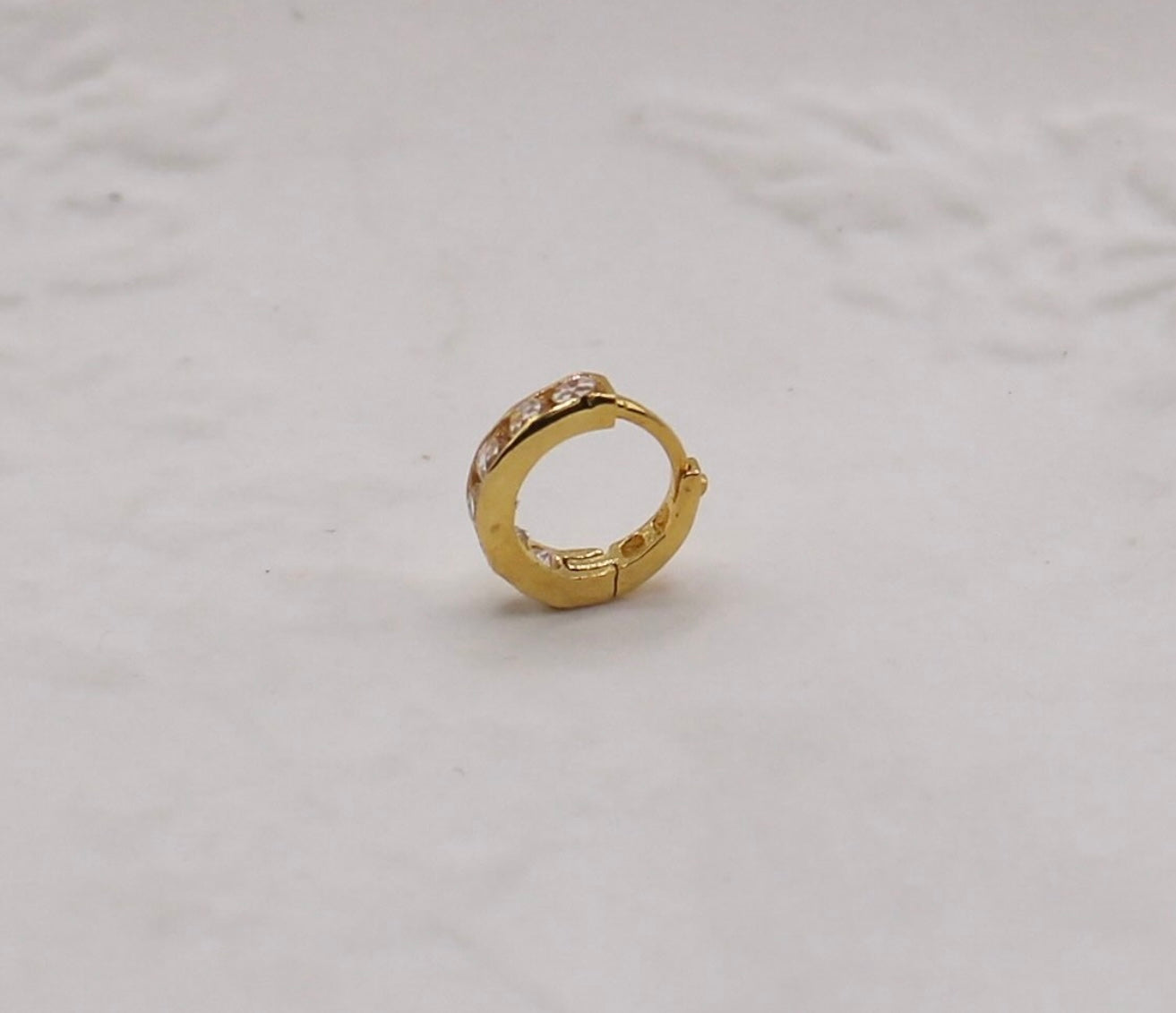 Tiny Sparkly Hoop | 6mm