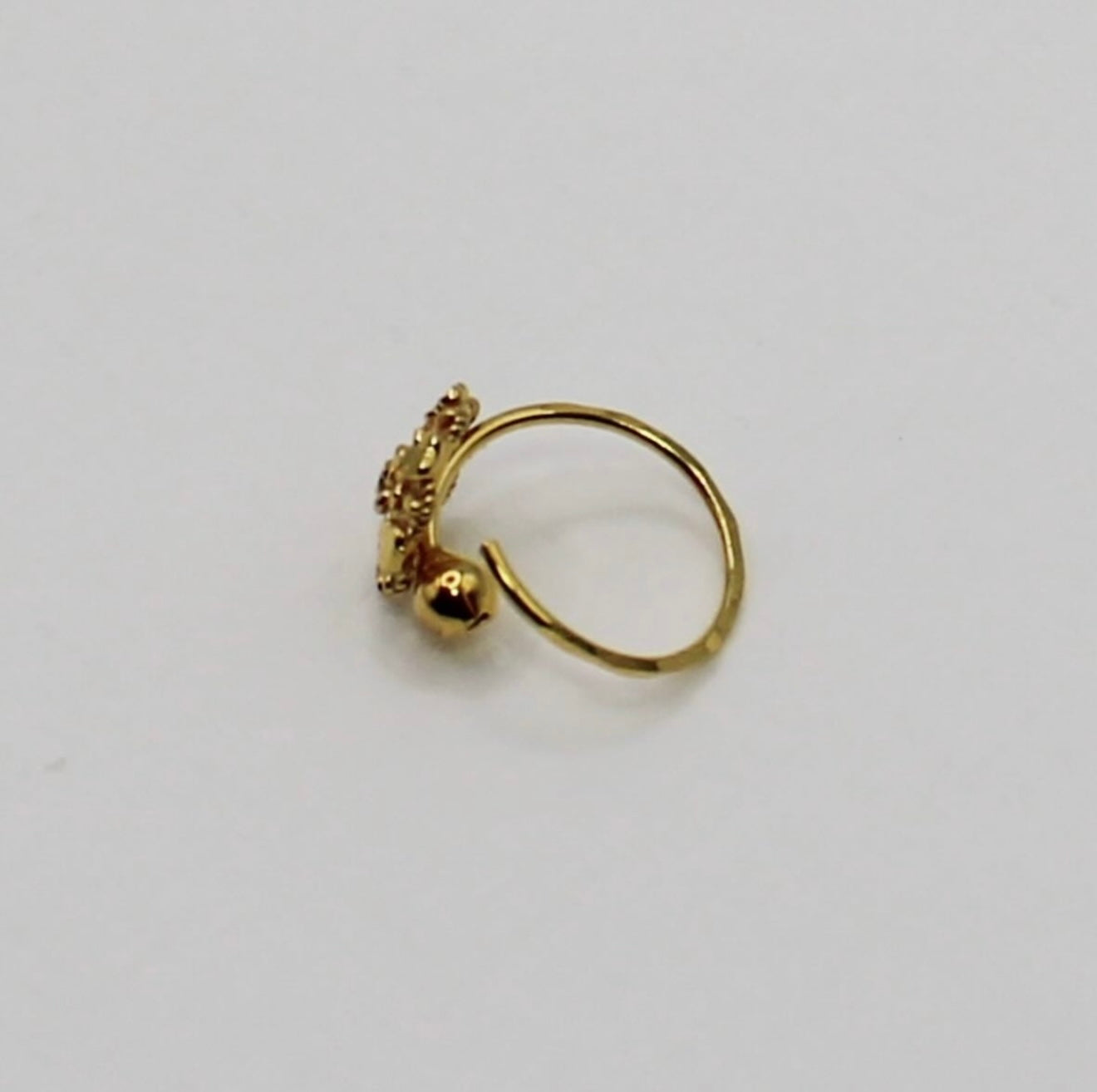 Round Stud Hoop