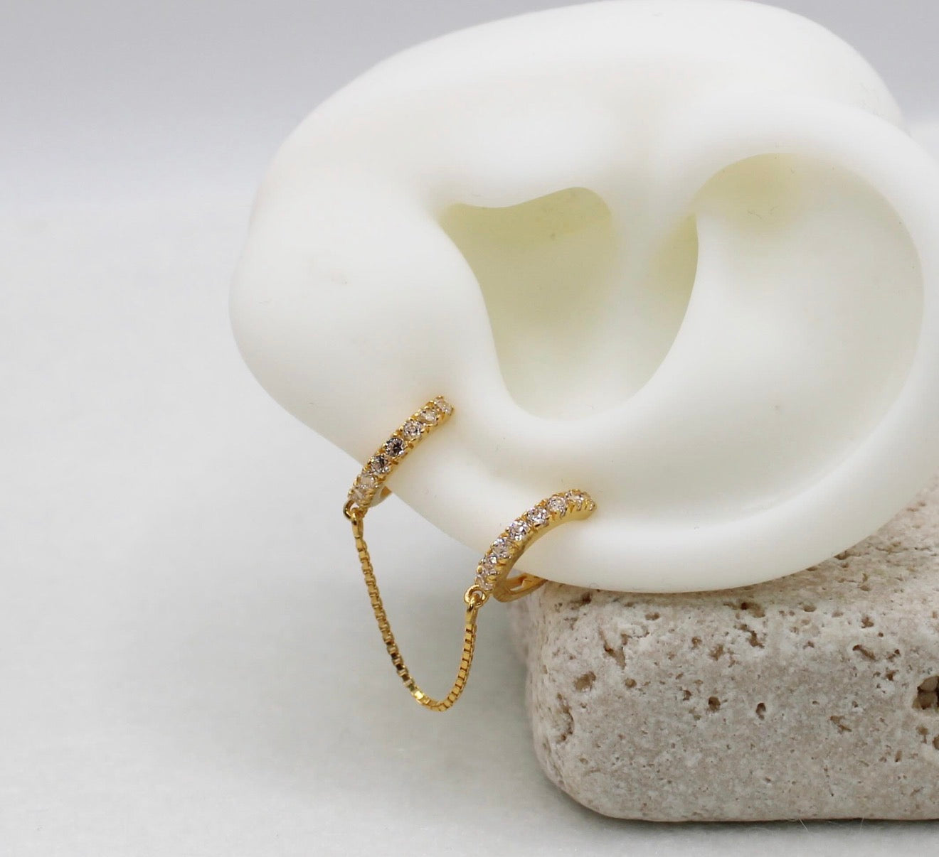 Chain With Double Hoop | 18carat