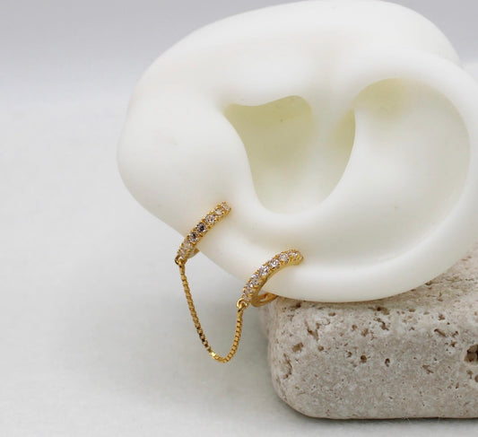Chain With Double Hoop | 18carat