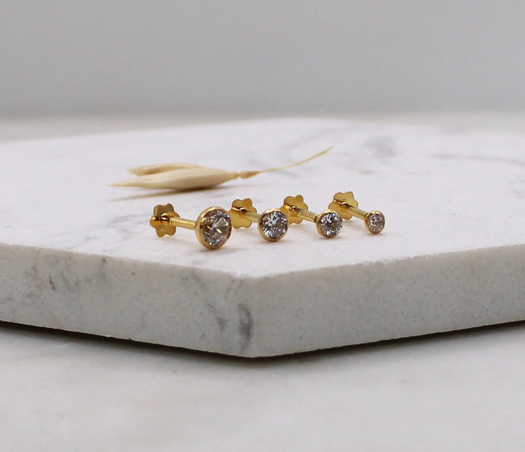 Clean Round Stud (single piece)