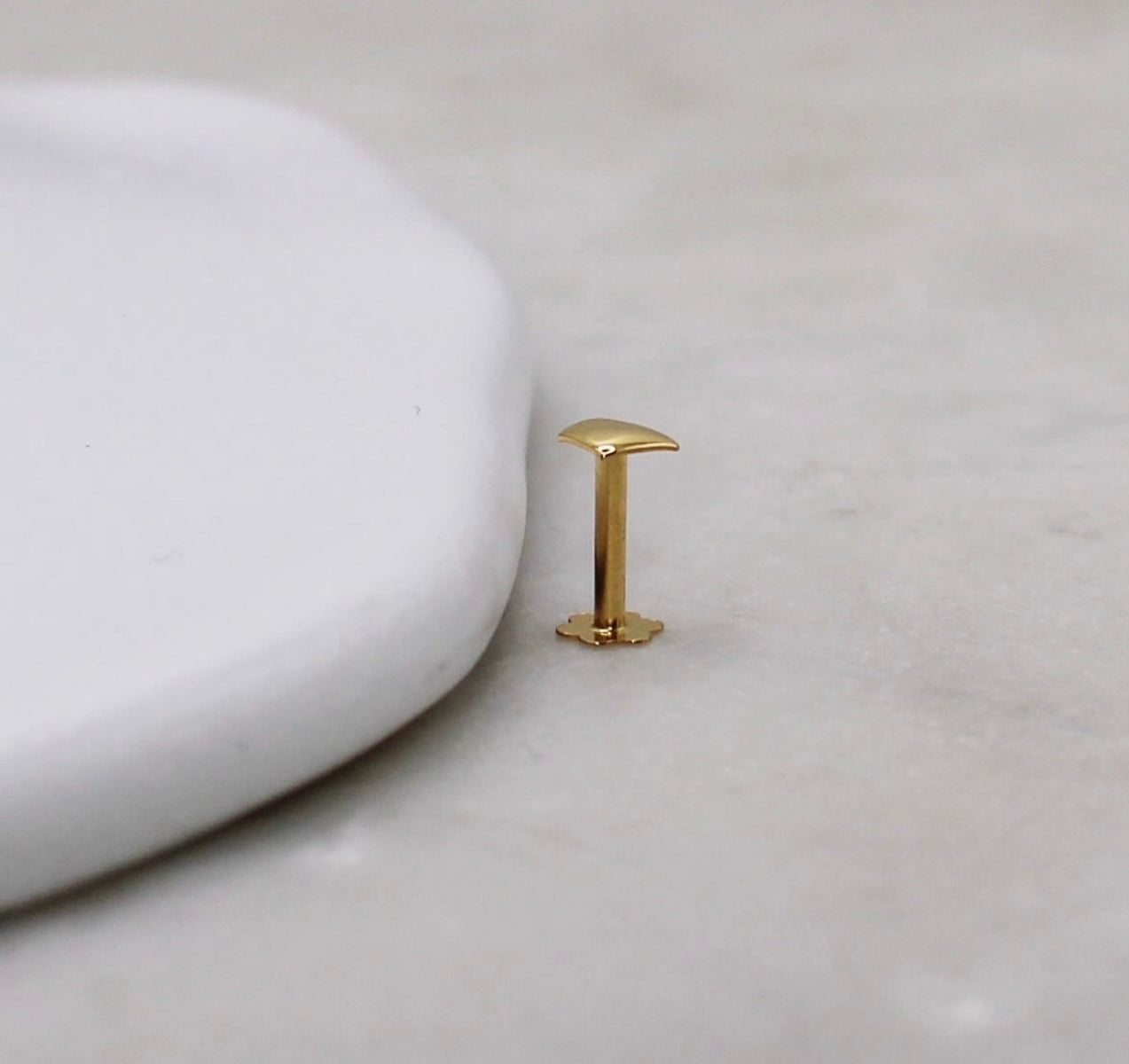 Gold Square Stud
