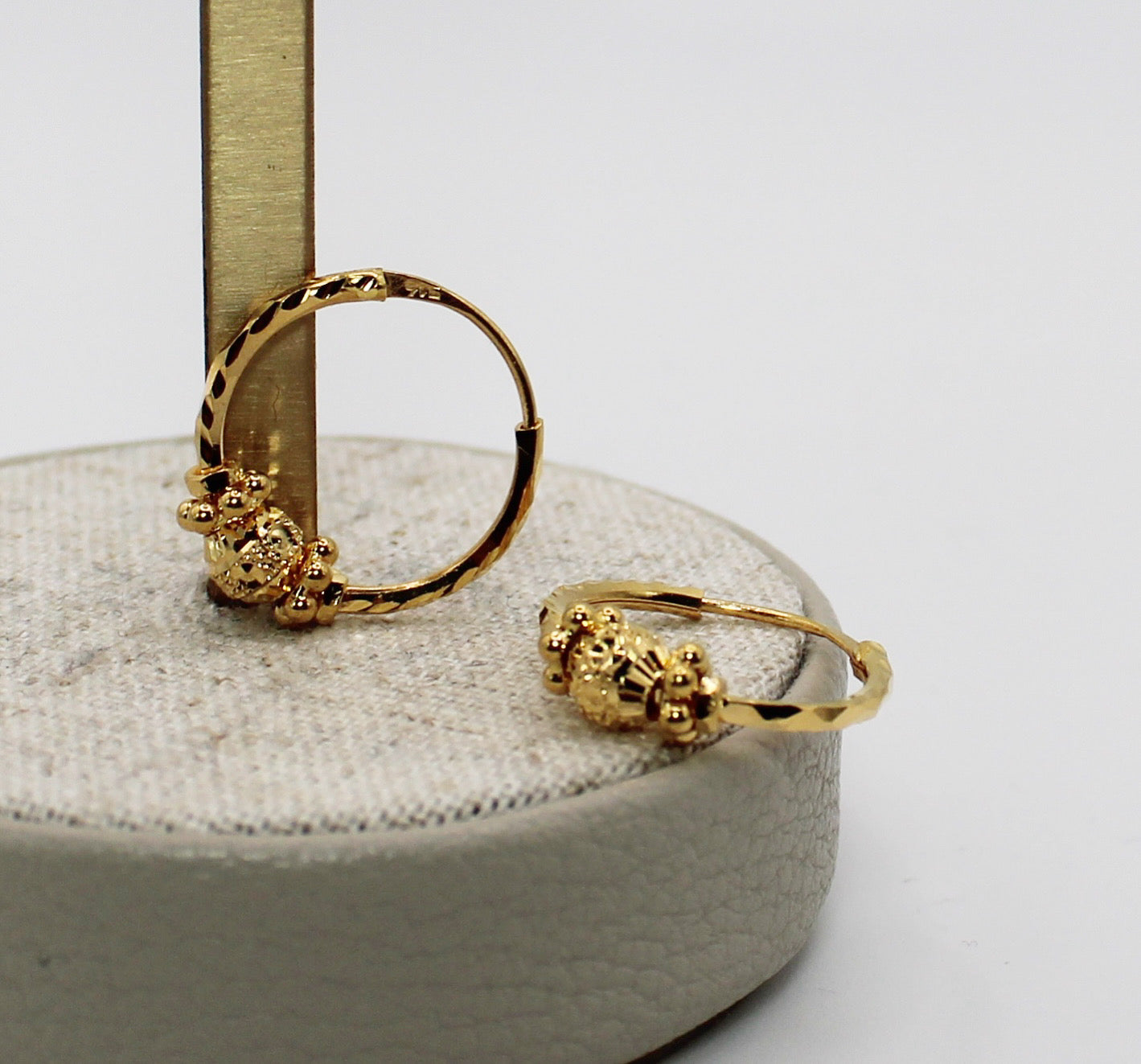 Halo Hoop Earrings | 22carat