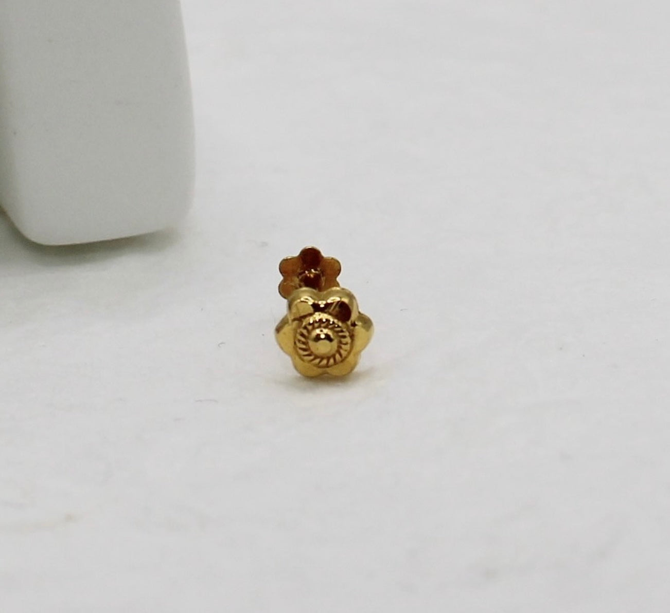 Gold Flower Stud