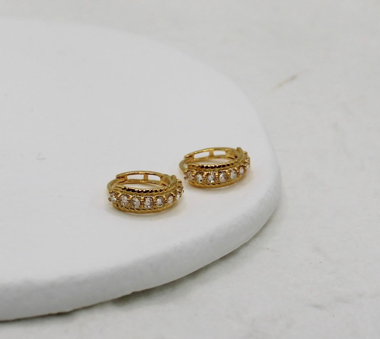 Diamanté Hoops
