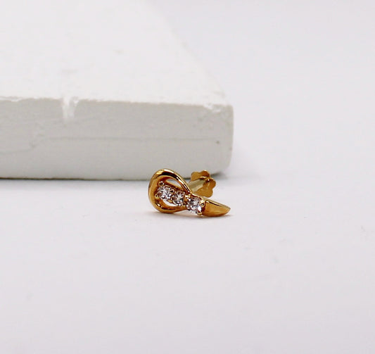 Round Long Stud