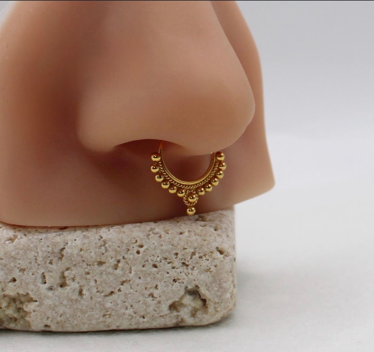 No pierce Septum Hoop | 18carat