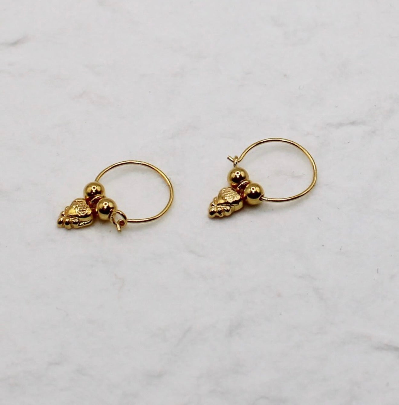 Golden Relic Hoops
