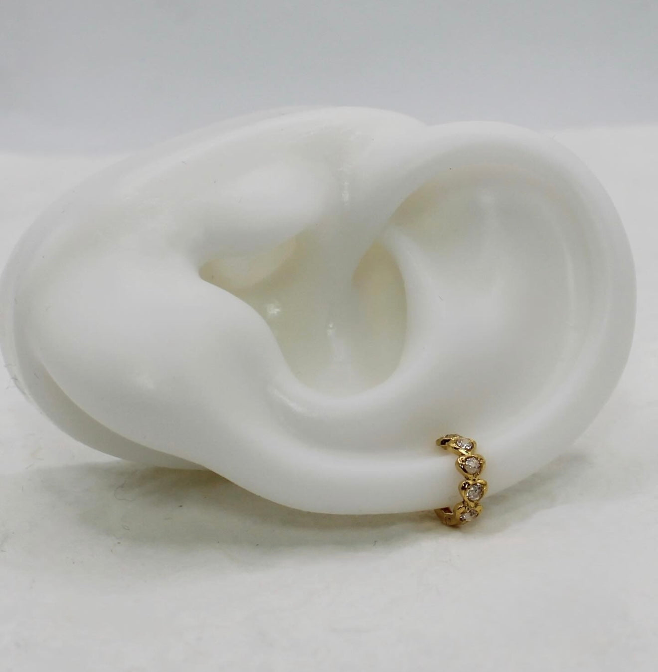 Stacked Heart Hoop