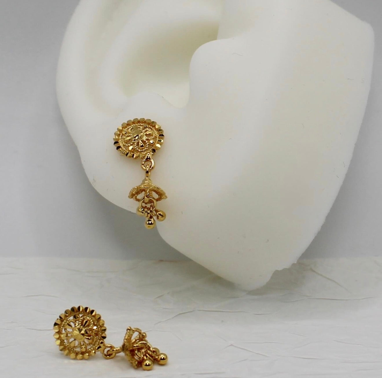 Sunlit Super-Mini Jhumkas
