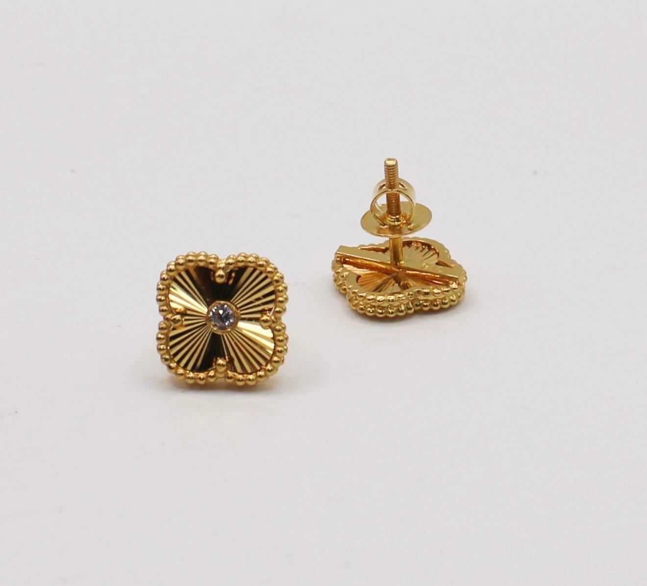 Heavyweight Clover Studs | 12.5mm