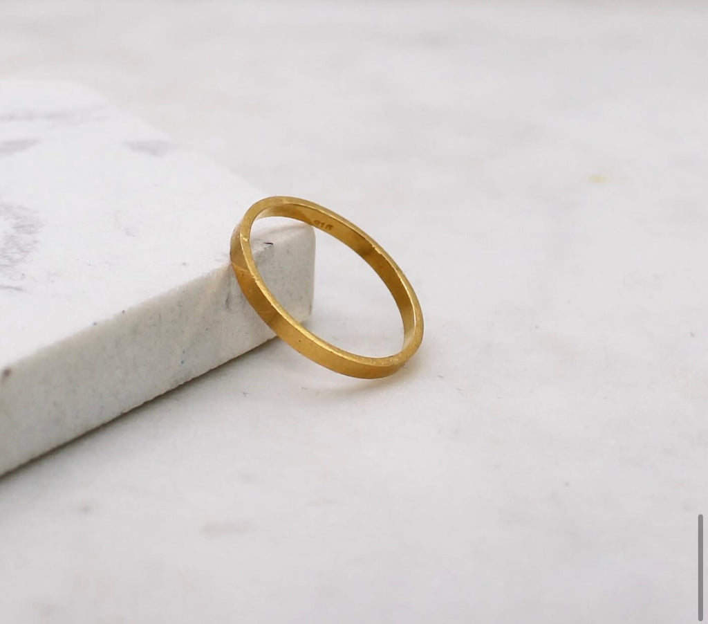 Plain 22carat Band Ring