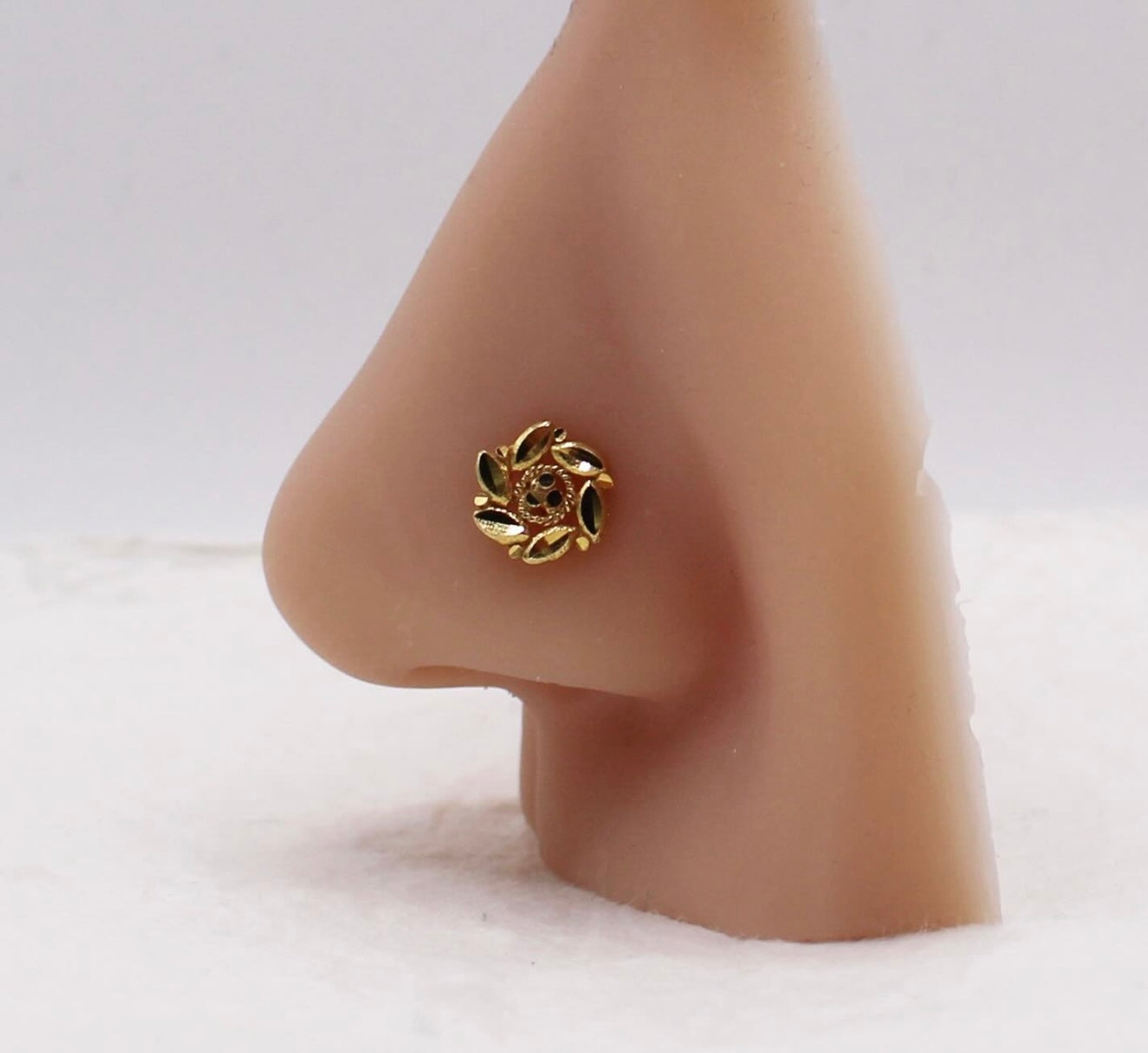 Sparkly Gold Stud