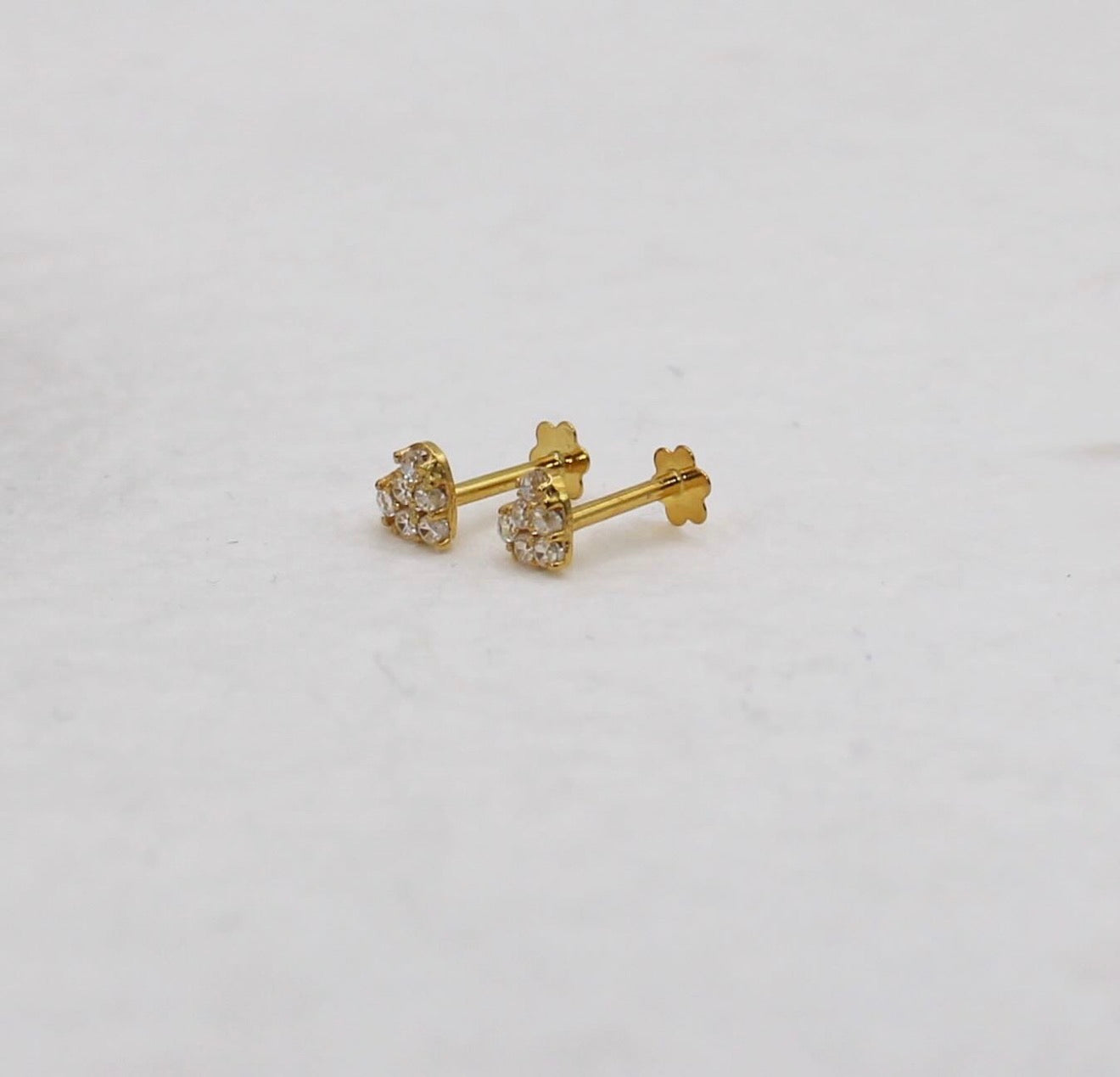 Small Heart Studs | 4mm