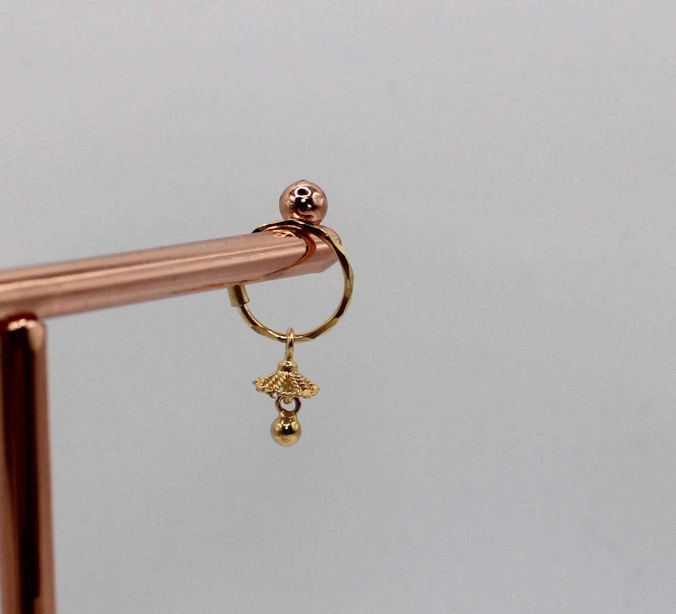 Micro-Jhumka Hoop | 9mm