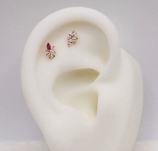 Ice Sprig Studs