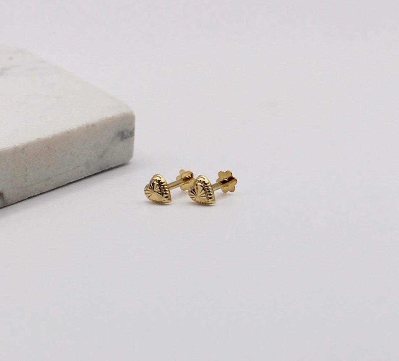 Heart Studs | 4mm