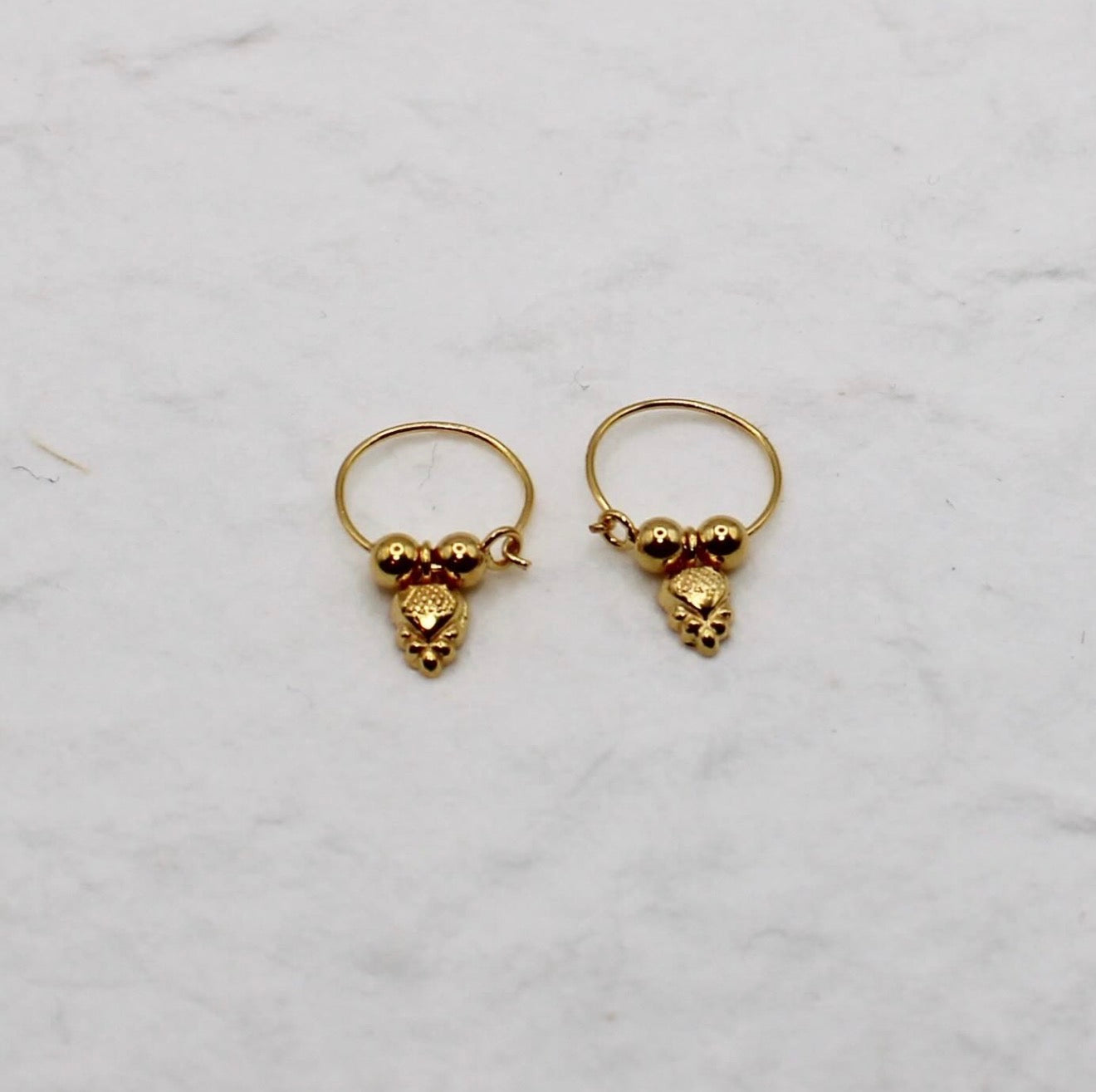 Golden Relic Hoops
