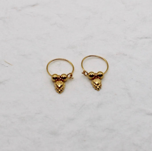 Golden Relic Hoops