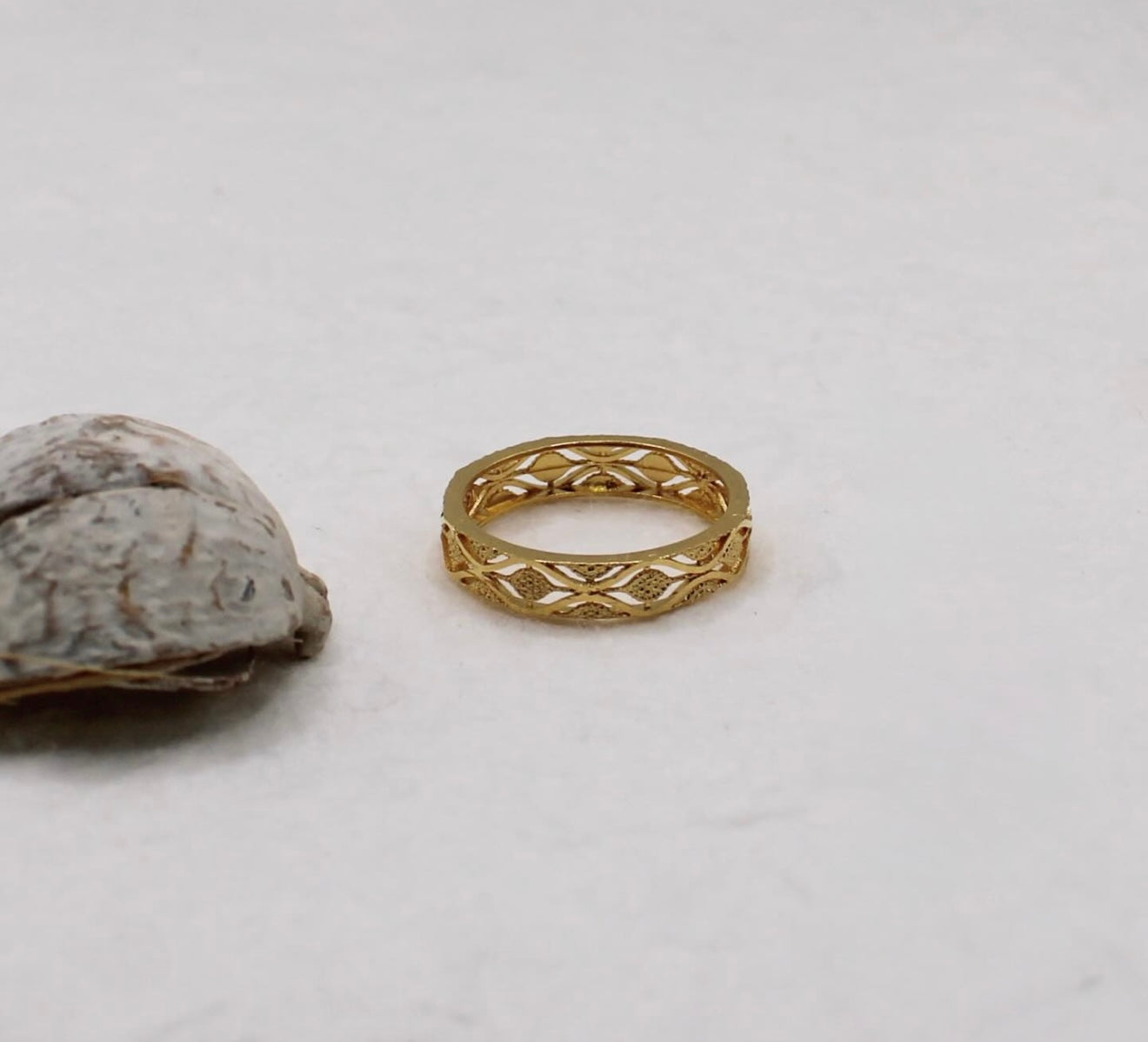 Detailed Band Ring | Size K
