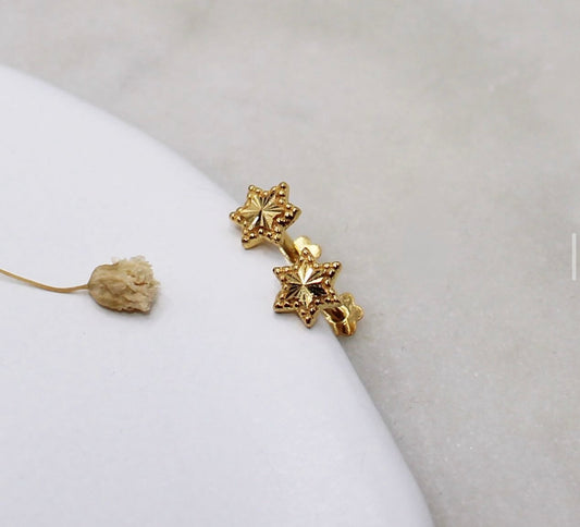Dotted Star Studs (small)